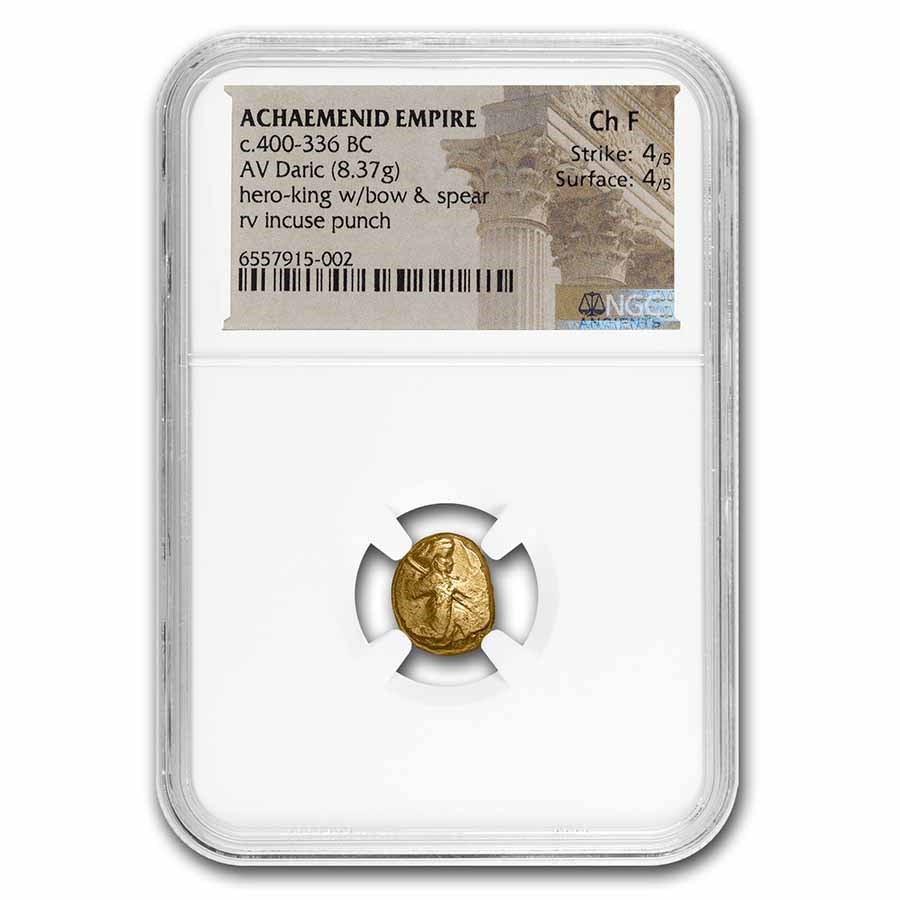 Achaemenid Persia Gold AV Daric (c.400-336 BC) Ch Fine NGC