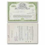 Air Products and Chemicals Inc. Stock Certificate
