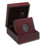 APMEX Wood Gift Box - Includes 13 mm Holder with Gasket