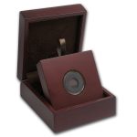 APMEX Wood Gift Box - Includes 14 mm Holder with Gasket