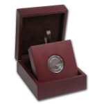 APMEX Wood Gift Box - Includes 19 mm Direct Fit Holder
