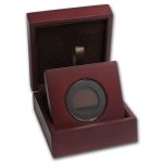APMEX Wood Gift Box - Includes 30 mm Holder with Gasket