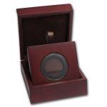 APMEX Wood Gift Box - Includes 31 mm Holder with Gasket