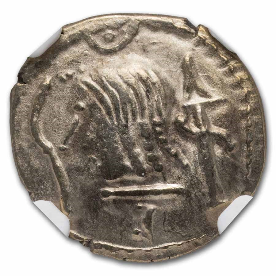 Arabia Felix. Himyarites AR Drachm (c.1st Century AD) Ch VF NGC