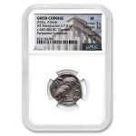 Athens AR Tetradrachm Owl (440-404 BC) XF NGC (Parliament)