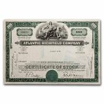 Atlantic Richfield Company Stock Certificate (Green)