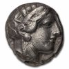 Attica Athens AR Silver Tetradrachm Owl (440-404 BC) XF
