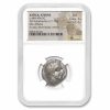 Attica, Athens AR Tetradrachm Owl (440-404 BC) AU NGC (4/4)