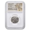 Attica, Athens AR Tetradrachm Owl 440-404 BC Ch AU NGC 5/4