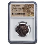 Attica, Athens AR Tetradrachm Owl (455-440 BC) Ch AU NGC (5/3)