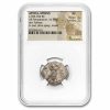 Attica Athens Silver Tetradrachm Owl (353-294 BC) XF NGC 3/2