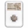 Attica Athens Silver Tetradrachm Owl (393-294 BC) Ch XF NGC 4/3