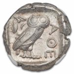 Attica, Athens Silver Tetradrachm Owl (440-404 BC) Ch XF NGC 5/4