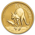 Australia 1/2 oz Gold Kangaroo BU (Random Year)