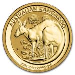 Australia 1/4 oz Gold Kangaroo BU (Random Year)