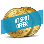 Austria Gold 100 Coronas Coin BU (Random) - AT SPOT!