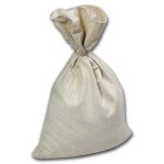 Blank 12" X 19" Money Bag - Holds $1,000+ Coins (Heavy Duty)