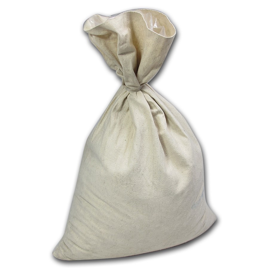 Blank 12" X 19" Money Bag - Holds $1,000+ Coins (Heavy Duty)