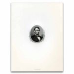 Bureau Of Engraving & Printing Abraham Lincoln 9"x12" Print