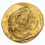 Byzantine AV Hyperpyron Manuel I (1143-1180 AD) AU (Flattened)