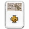 Byzantine Gold Solidus Leo IV+ Const. VI (776-780 AD) Ch AU NGC