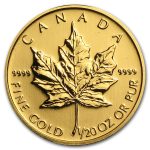 Canada 1/20 oz Gold Maple Leaf (Random Year)