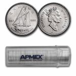 Canada Clad Coins - $5 Face Value Roll - Dime