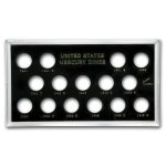 Capital Plastic Hard Currency Holder MA436A - US Mercury Dime Set