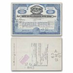 Caulmet and Hecla Consolidated Copper Company Stock Certificate