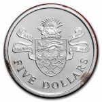 Cayman Islands Silver $5.00 Proof