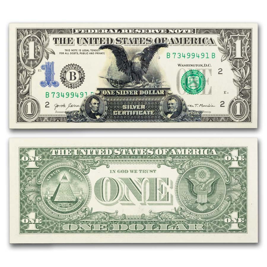 Celebrating America $1 Bill - 1899 Black Eagle