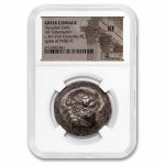Celts Danubian Tetradrachm Alexander III (3rd-2nd Cent BC) XF NGC