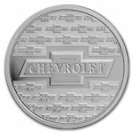 Chevrolet Genuine Parts Logo (1934-1940) 1 oz Silver
