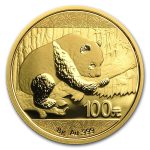 China 8 gram Gold Panda BU (Random Year, Sealed)
