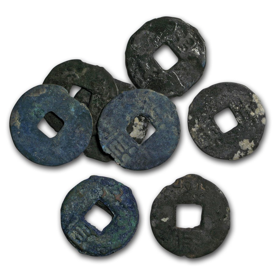China Qin Dynasty AE Cash (221-206 BC) Avg Circ
