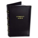 Classic Currency Album (Black) - For Bank Notes 7-1/2" x 3-1/4"