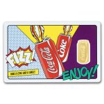 Coca-Cola® 1/1000 oz Gold Pop Art Can in Card