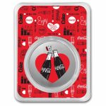Coca-Cola® 1 oz Silver Colorized Love Round (in TEP)