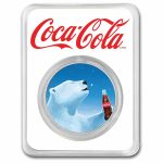 Coca-Cola® 1 oz Silver Polar Bear Colorized Round