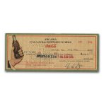 Coca-Cola Bottling Works Check