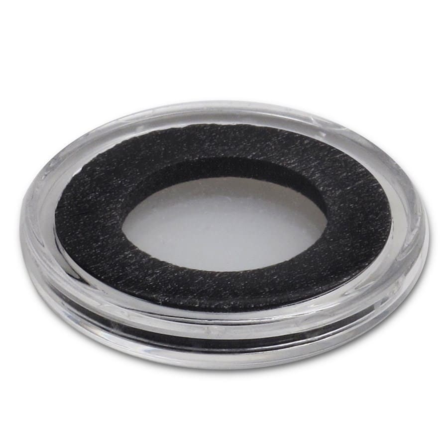 Coin Capsule w/Black Gasket - 16 mm