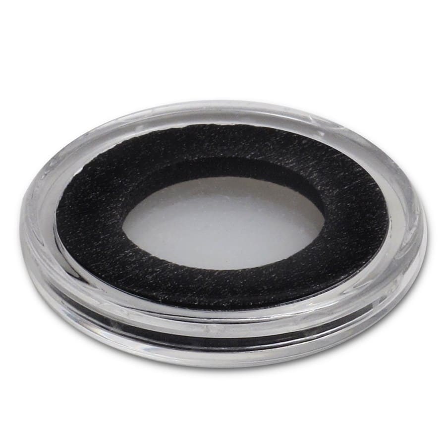 Coin Capsule w/Black Gasket - 18 mm