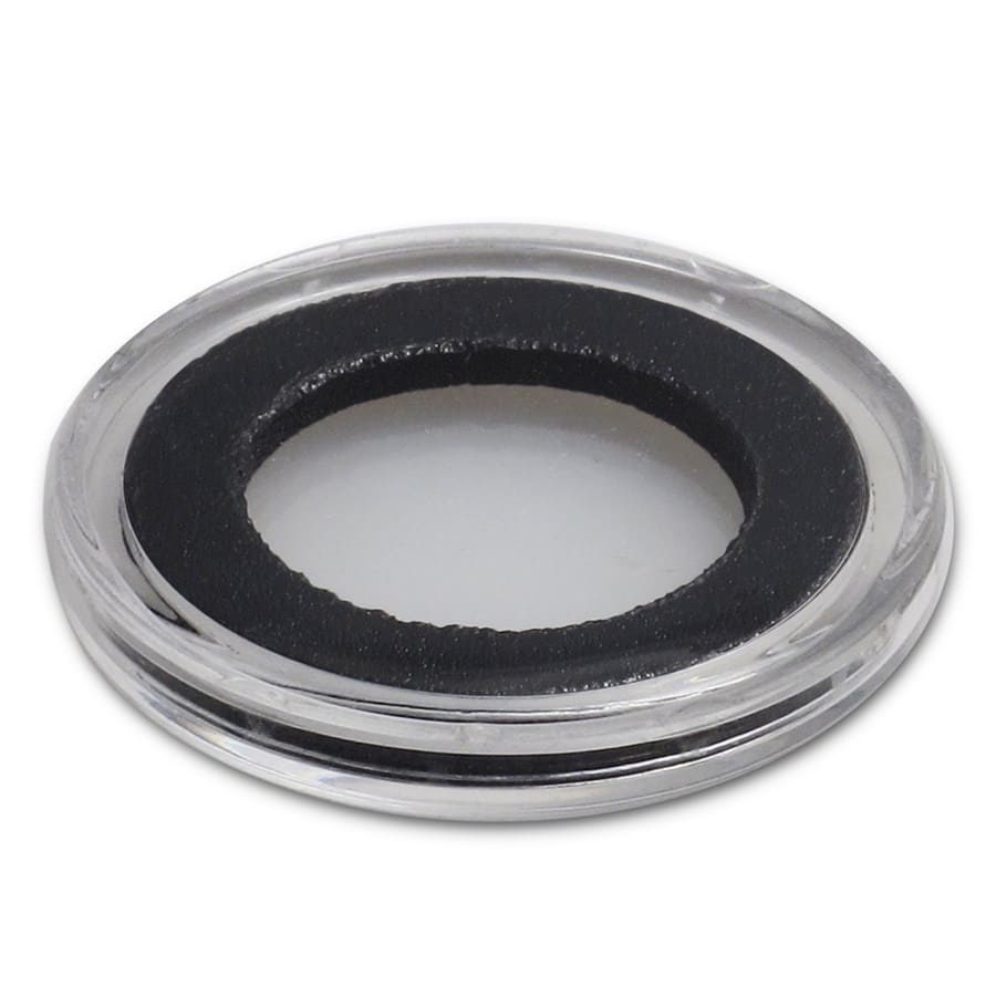 Coin Capsule w/Black Gasket - 22 mm