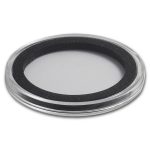 Coin Capsule w/Black Gasket - 40 mm