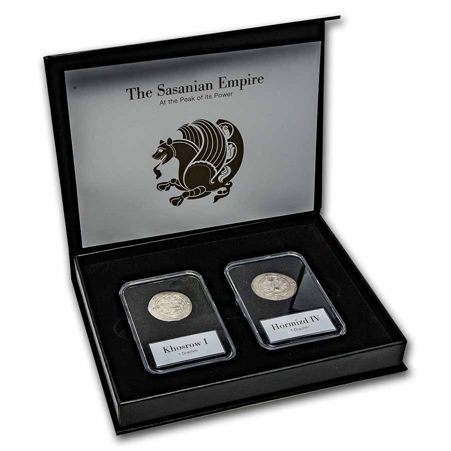 Coinage of the Sasanian Empire: Silver 2-Coin Presentation Set