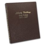 Dansco Album #7160 - Liberty Walking Half Dollars 1916-1947