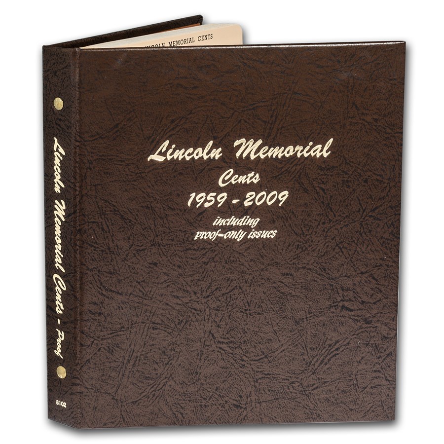 Dansco Album #8102 - Lincoln Memorial Cents 1959-2009 (w/Proofs)
