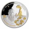 Djibouti 3 oz Silver Claude Monet Gold Plated Coin (w/ Box & COA)