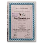 Euro Disneyland S.C.A. Stock Certificate