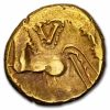 Gaul, Ambiani AV Gold Stater (1st Century BC) VF (Gallic Wars)